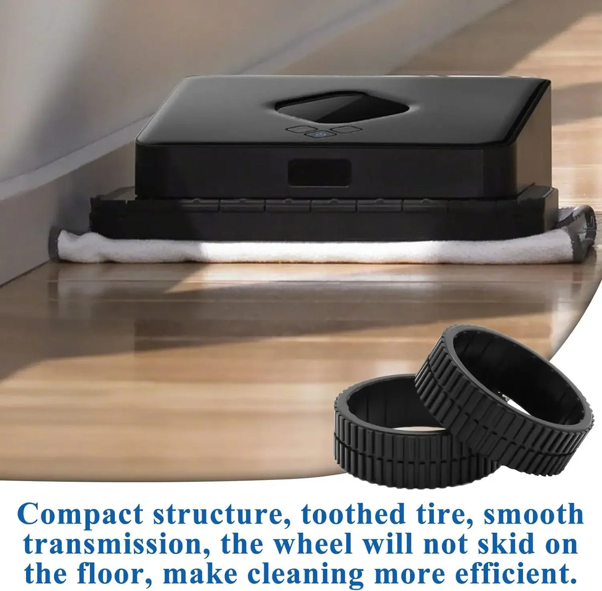 Anti-Slip Tires Replacement For IRobot Braava 390T/380T/375T