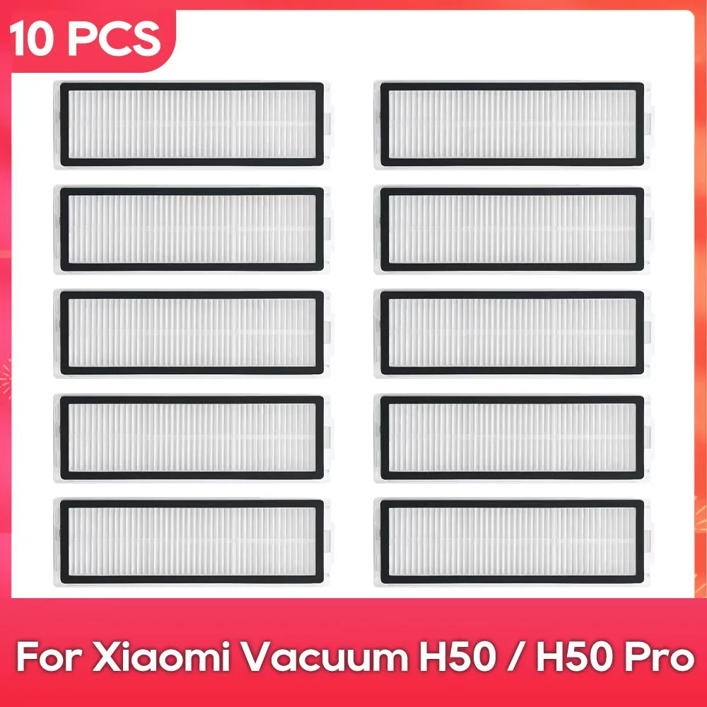 Compatible with ( Xiaomi Robot Vacuum H50 / H50 Pro ) Main Side Brush Filter Mop Dust Bag Parts Accessories Replacement