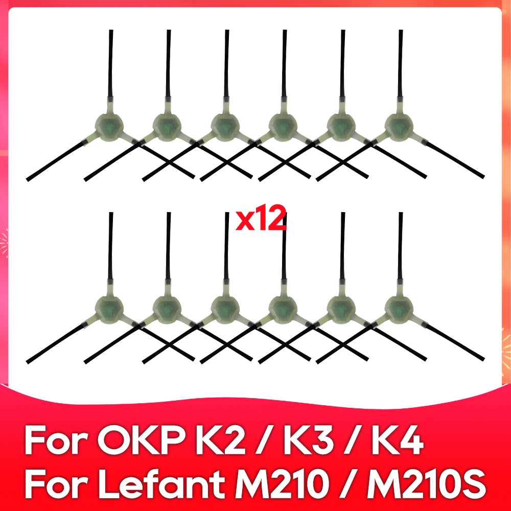 Compatible For Lefant M210 / M210S / M210B / OKP K2 / K3 Robot Vacuum Replacement Spare Parts Accessories Side Brush Hepa Filter