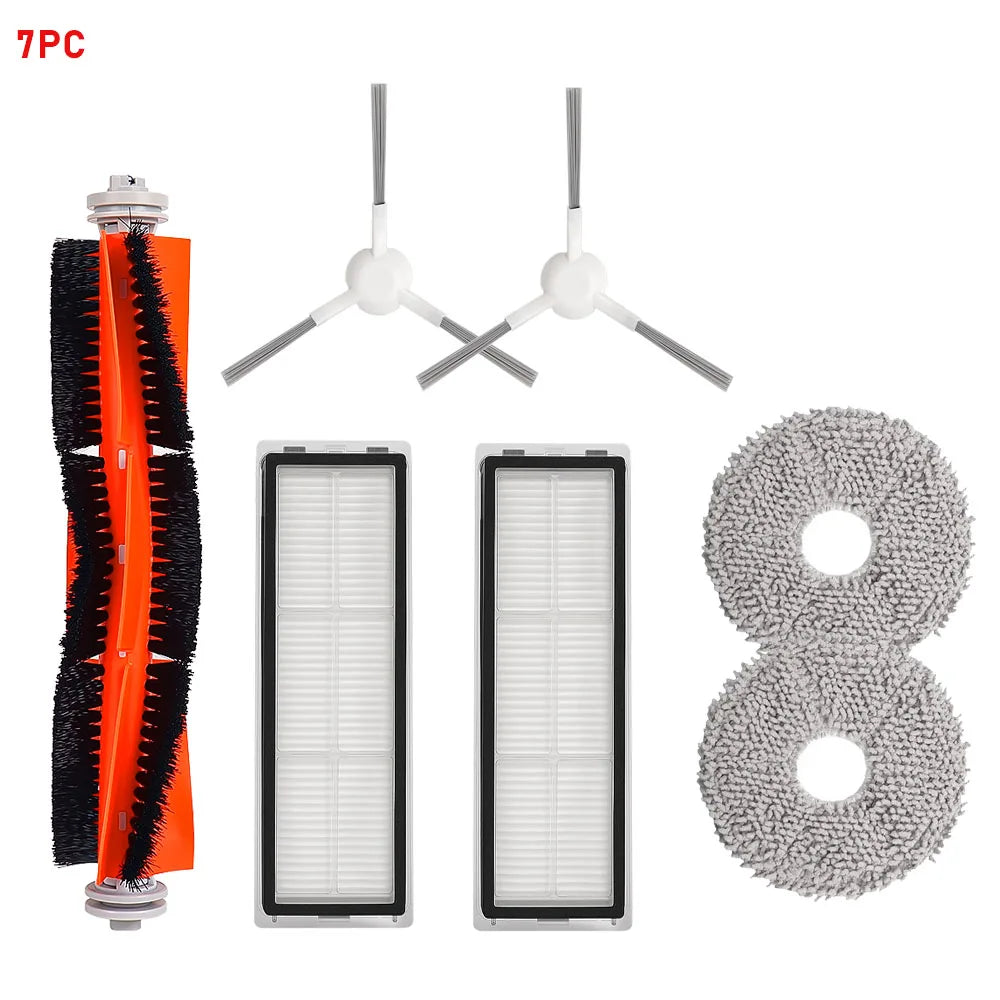Roller Side Brush Hepa Filter Mop Cloths For Xiaomi S10 Plus B105 S20 Plus B108GL Robot Vacuum Cleaner Accessories Parts Kit