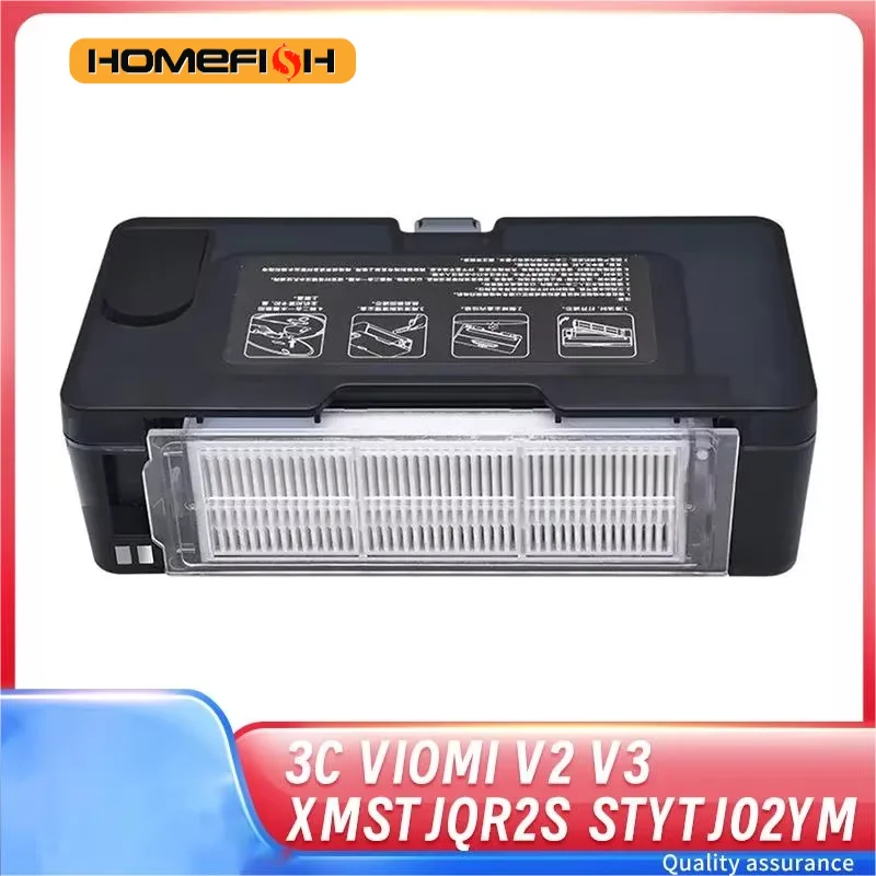HOMEFISH 2 in 1 Water Tank Dust Box For Robot Vacuum Mop 2S 