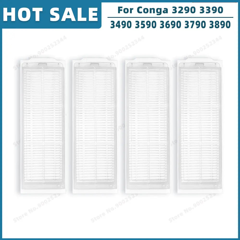 Compatible For Cecotec Conga 3290 3390 3490 3590 3690 3790 3890 Ultra Titanium Vital Parts Main Side brush Hepa Filter Mop Rag