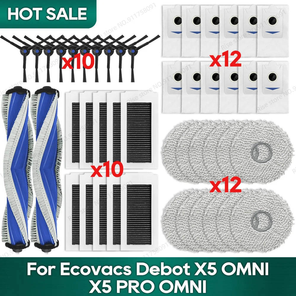 Compatible for Ecovacs X5 OMNI / X5 PRO OMNI Robot Vacuum Cl