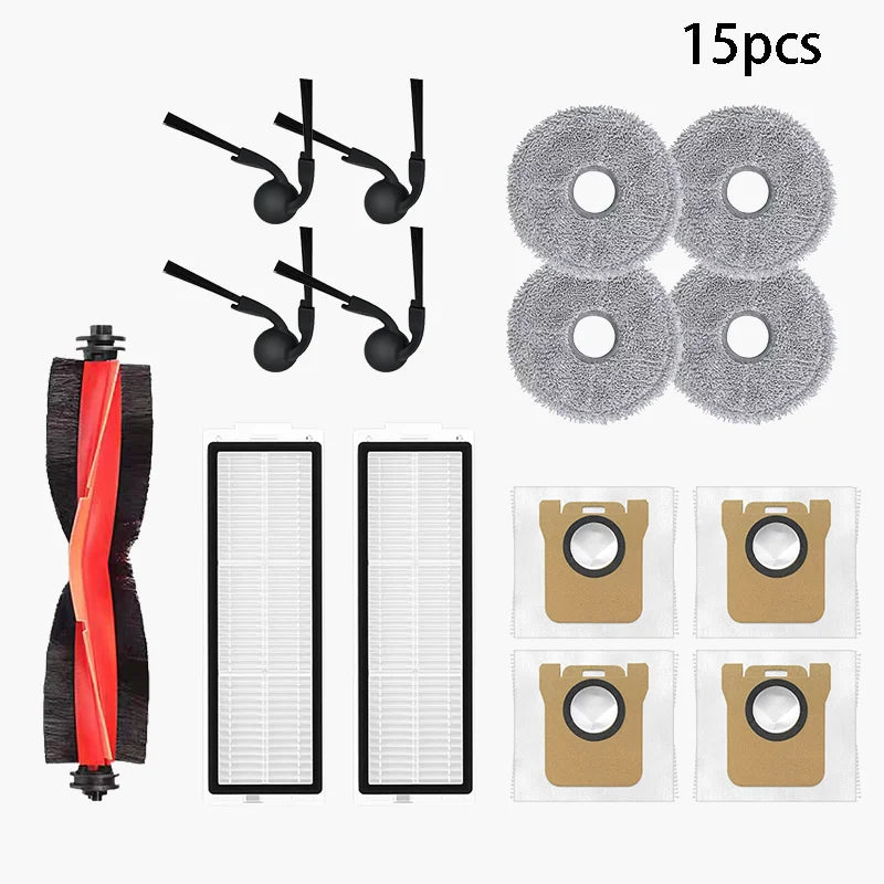 For Xiaomi 5 Pro / OV21GL Robot Vacuum Cleaner Accessories Main Brush Side Brush Hepa Filter Mop Cloth Dust Bag Parts Spare