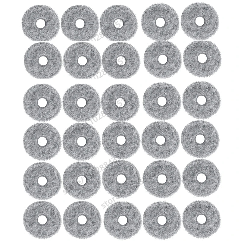 Mop Cloths For Roborock Qrevo Master/Qrevo Slim / V20 / P10S Pro Robot Vacuum Cleaner Parts Rag Mop Pads Accessories