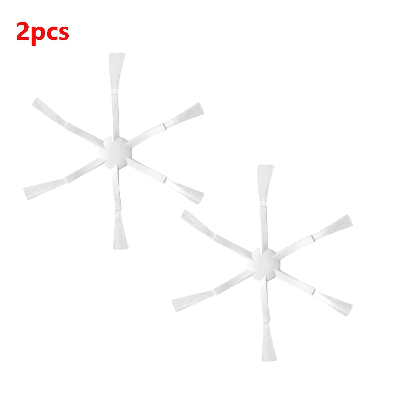 6-Arms Side Brush Replacement Accessories For Xiaomi Mijia 1C 2C 1T Dreame D9 F9 L10 Pro L10 Plus Z10 Pro Robotic Vacuum Cleaner