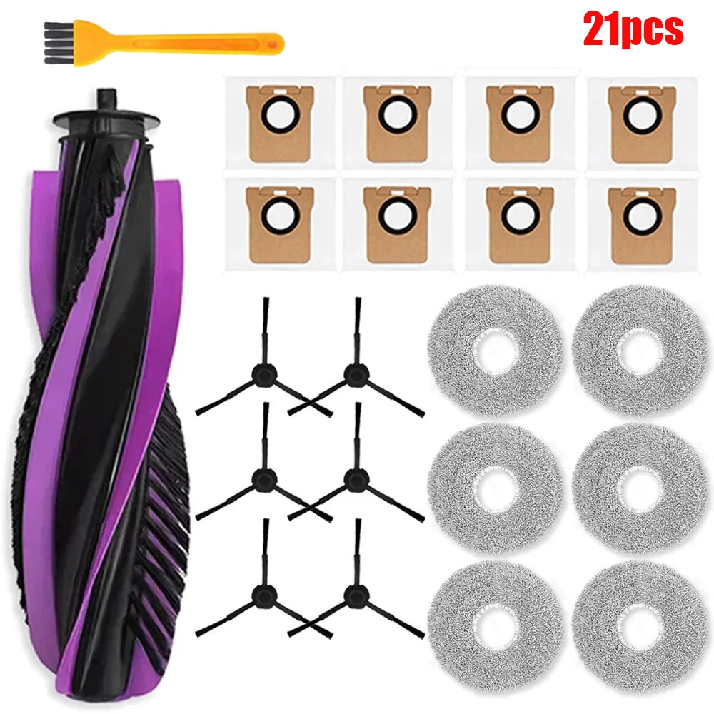 For JONR P20 PRO Robot Vacuum Cleaner Spare Parts Main Side Brush Hepa Filter Mop Dust Bag Replacement Parts