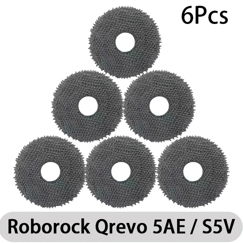 Roborock Q revo 5AE Robot Vacuum Cleaner Accessories Main Roller Side Brush Hepa Filter Mop Cloth Dust Bag Parts Replacement
