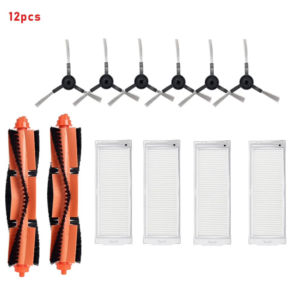 Accessories For Xiaomi Mi Robot Vacuum-Mop Pro STYTJ02YM Viomi V2 V3 SE Conga 3490 3690 Main Side Brush Mop Hepa Filter Parts