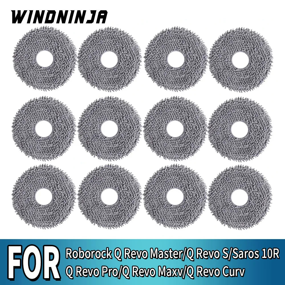 Mop Pads For Roborock Q Revo Master/Q Revo S/Q Revo Pro/Q Re