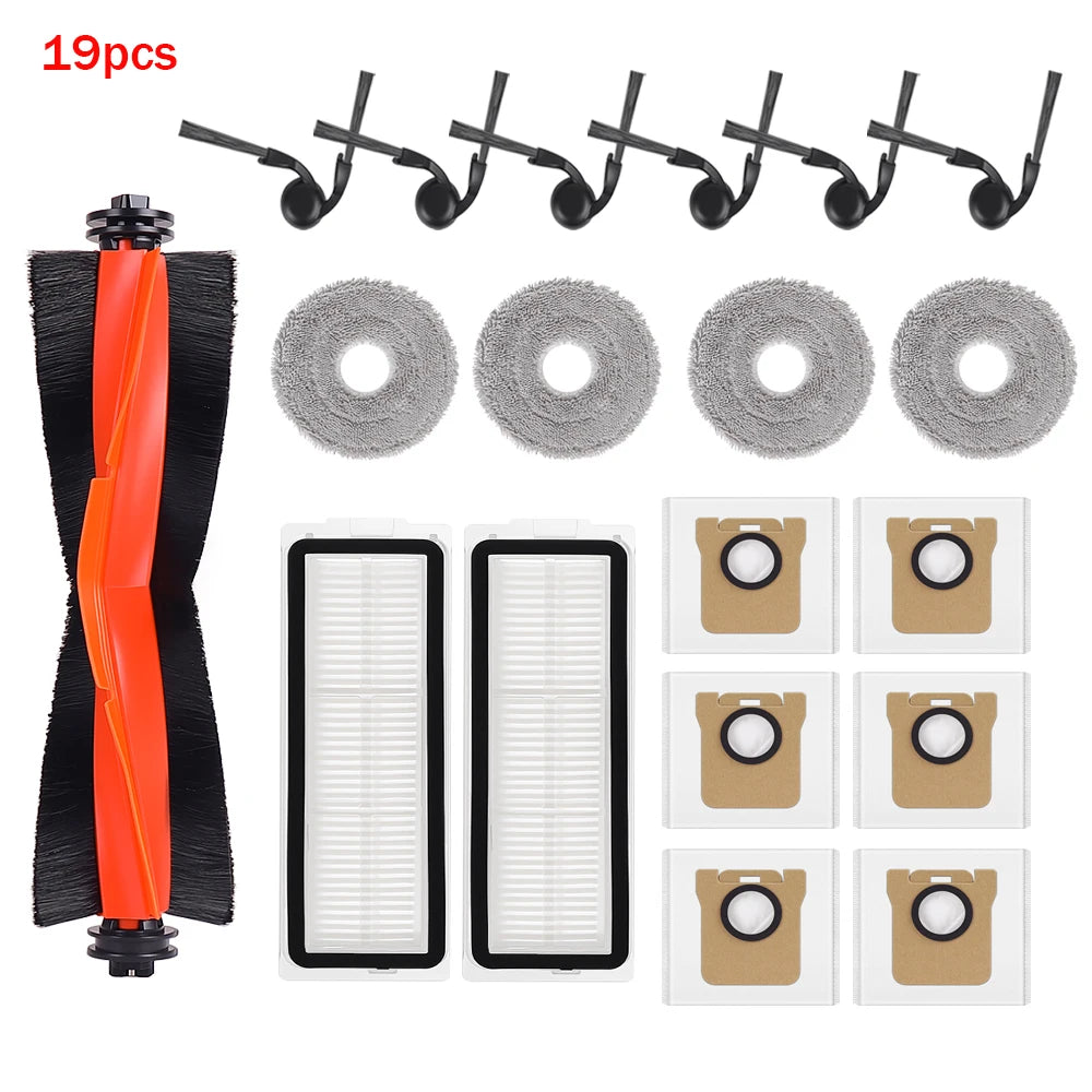 Perfect Fit Replacement Parts For Xiaomi Robot Vacuum 5 Pro OV21GL Hepa Filter Mop Cloth Side Brush Main Brush Dust Bag Kit