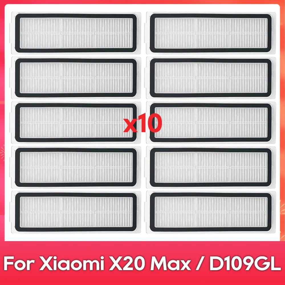 Fit For ( Xiaomi Robot Vacuum X20 Pro X20 Max M30 M40S D102GL D109GL D102 ) Part Accessory Brush Filter Mop Dust Bag