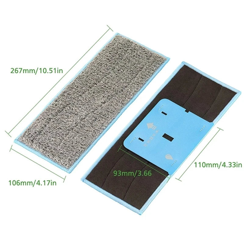 Washable Wet Mopping Pads For iRobot Braava Jet M6 Robot Vac