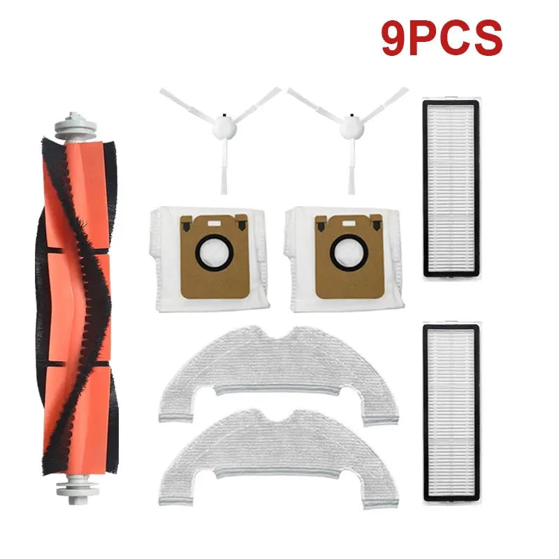 Accessories Dreame Bot D10 Plus RLS3D Robot Vacuum Cleaner Hepa Filter Mop Main Side Brush Dust Bag Replacement Parts