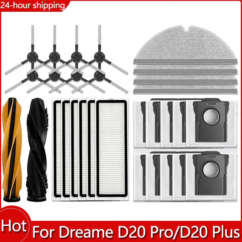 For Dreame D20 Pro/D20 Plus Accessories Robot Vacuum Cleaner