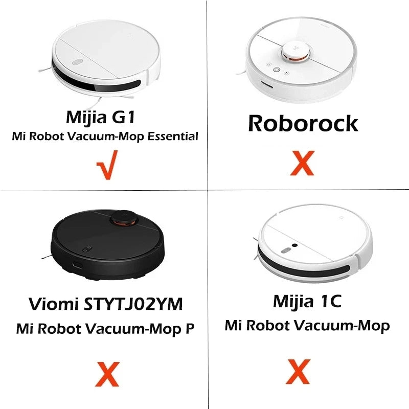 Side Brushes Replacement Fit Parts For XIAOMI MIJIA G1 MJSTG