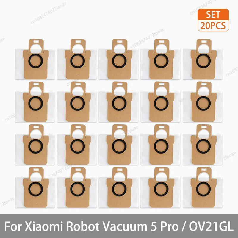 For Xiaomi Robot Vacuum 5 Pro / OV21GL Cleaner Accessories Main Brush Side Brush Hepa Filter Mop Cloth Dust Bag Parts Spare