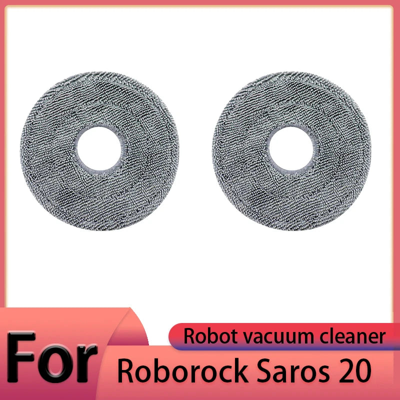 Roborock Saros 20 Robot Vacuum Cleaner Accessories Main Brush Side Brush HEPA Filter Mop Cloths Dust Bag Spare Parts