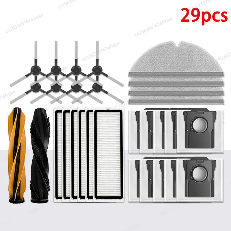 Dreame D20 Pro/D20 Plus Accessories robot Vacuum Cleaner Main Side Brush Mop Cloth HEPA Filter Replacement Spare Parts