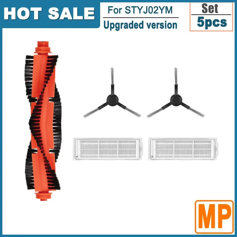 Compatible For Xiaomi Robot Vacuum S10 S12 B106GL / Mop 2S XMSTJQR2S Replacement Main Side Brush Filter Cloth Parts Accessories