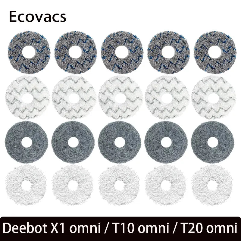 Mop Rag Parts For Ecovacs Deebot T20 OMNI/ X1 OMNI T10 TURBO