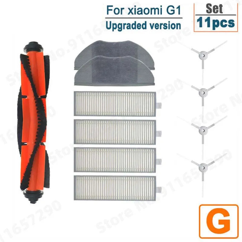 For Xiaomi G1 Mi Robot Vacuum-Mop Essential Hepa Filter Robot Vacuum Cleaner Spare Parts Main Side Brush Mop Cloths Accessories