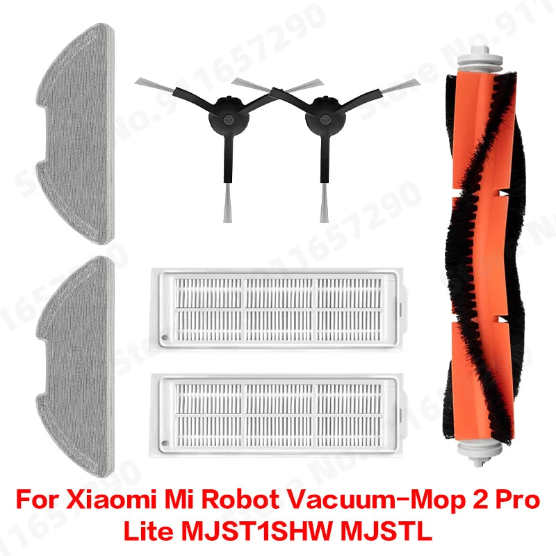 For Xiaomi Mi Robot Vacuum-Mop 2 Pro/Lite MJST1SHW MJSTL Side Main Brush Water Tank Dust Box Mop Cloth HEPA Filter Accessories
