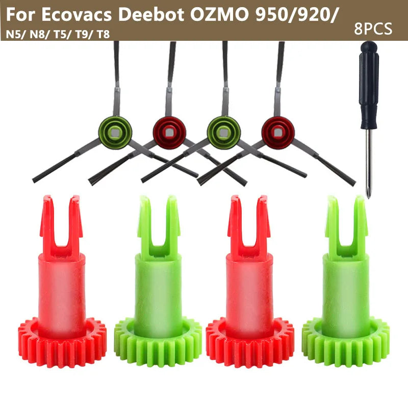 For ECOVACS DEEBOT OZMO 950/920/ N5/ N8/ T5/ T9/ T8 Replaceable Side Brush Motor Snap Gear Spare Parts Sweeping Vacuum Cleaner