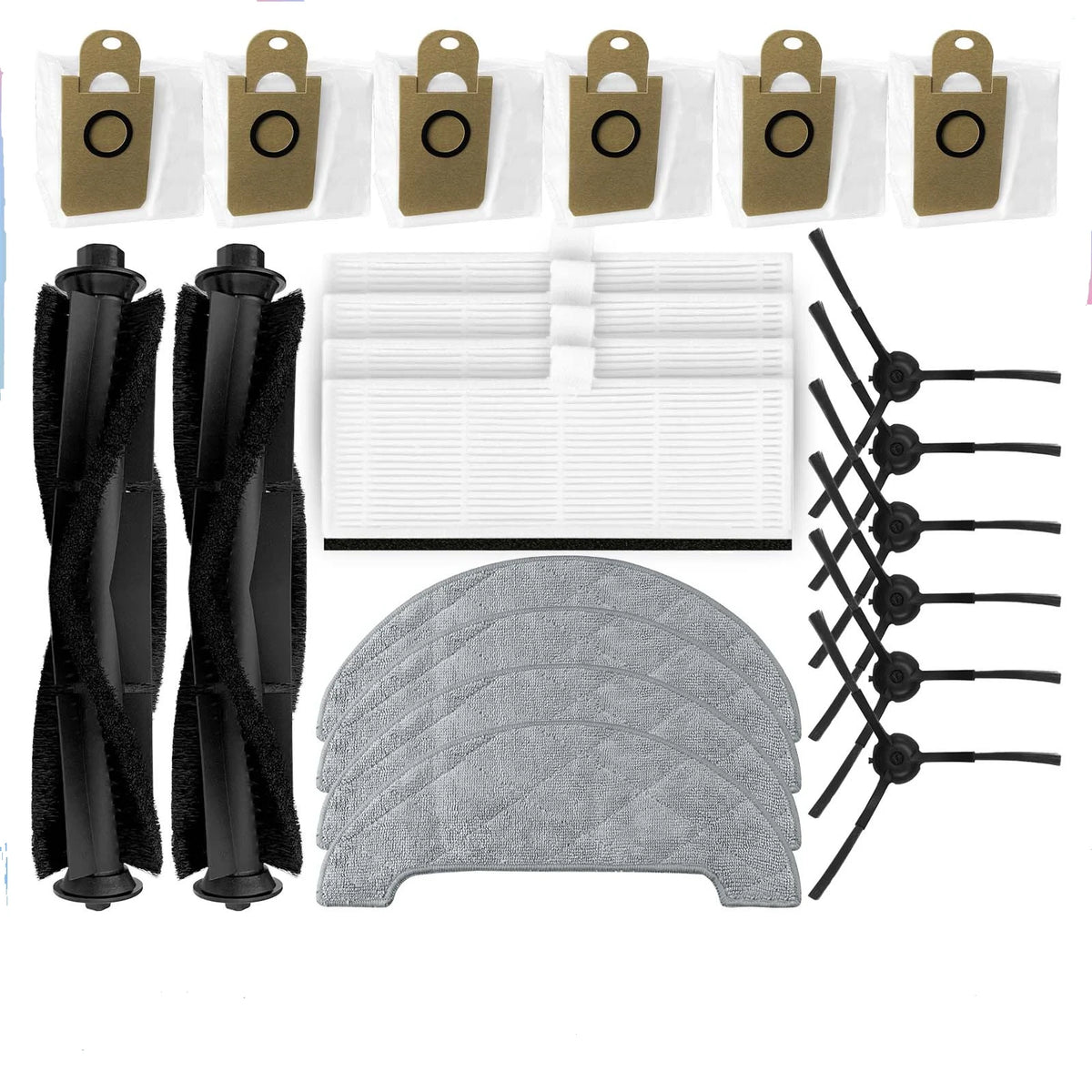 For Imou L11 Imou L11 Pro Robot Vacuum Cleaner Main Brush Spin Edge Side Brush Hepa Filter Mop Rag Dust Bag Accessories Kit