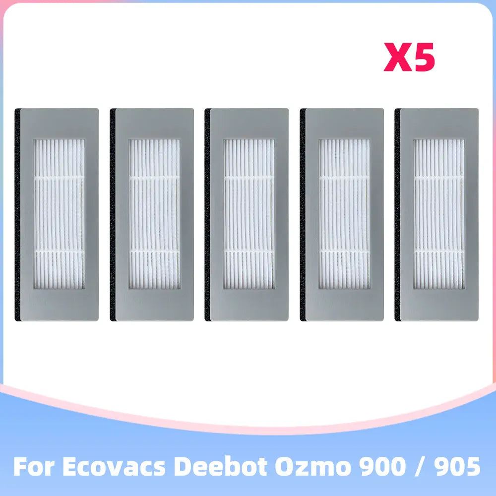 For Ecovacs Debot OZMO 900 / DN55 / 905 Robot Vacuum Cleaner Accessory Replacement Roller Main Side Brush Hepa Filter Mop Cloths