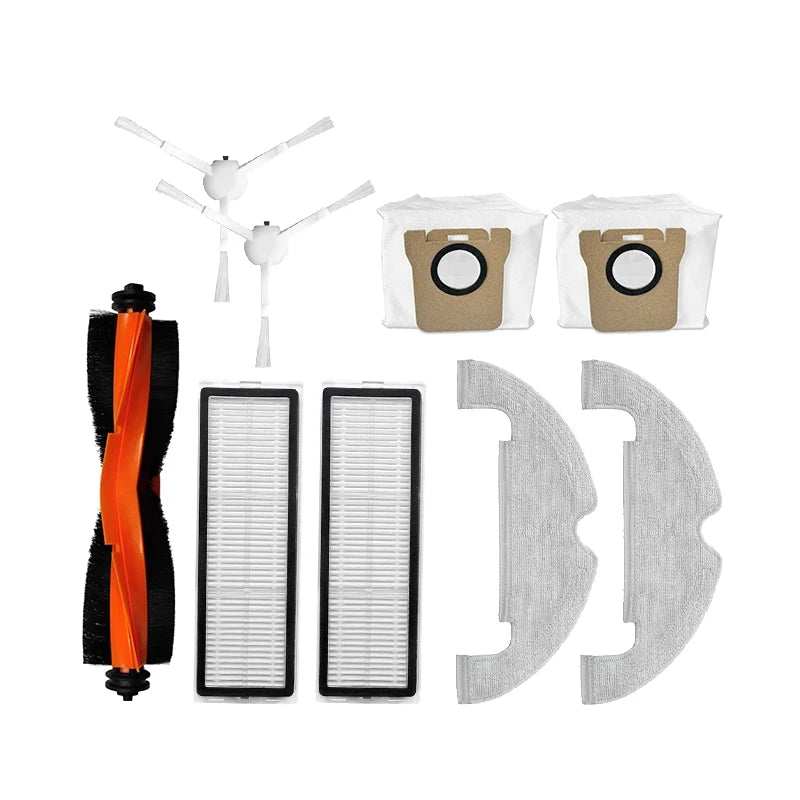 Accessories For Xiaomi Robot Vacuum X10 Robot Vacuum Cleaner Parts Replacement Main Side Brush Hepa Filter Mop Cloth Dust Bag