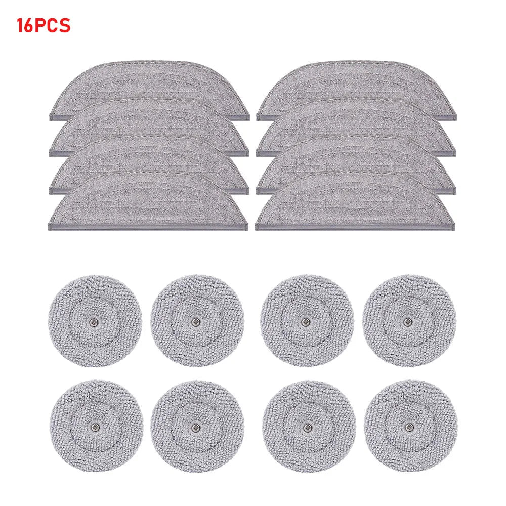 Mop Cloth For Roborock S8 MaxV Ultra S8 Max Ultra G20S Antibacterial Shock Mop Cloth Round Rag Robot Vacuum Cleaner Accessories