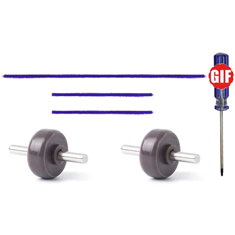 FOR DYSON V6 V7 V8 V10 V11 Direct Drive Head Soleplate Wheels SPS Replacement Set Non-Soft Roller With Cleaning Tweezers