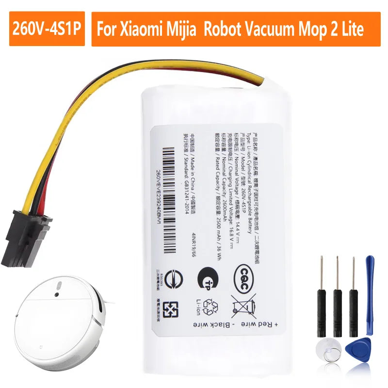 New Replacement Battery 260V-4S1P For Xiaomi Mijia Mi Sweepi