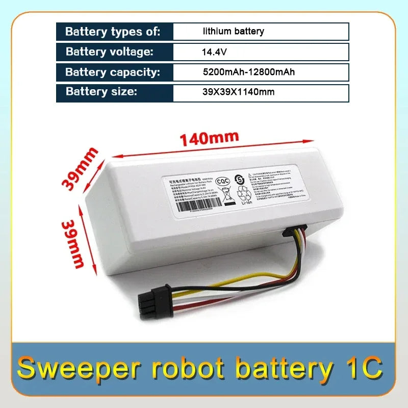NEW 14.4V 12800mah P1904-4S1P-MM Battery For Xiaomi Mijia 1C