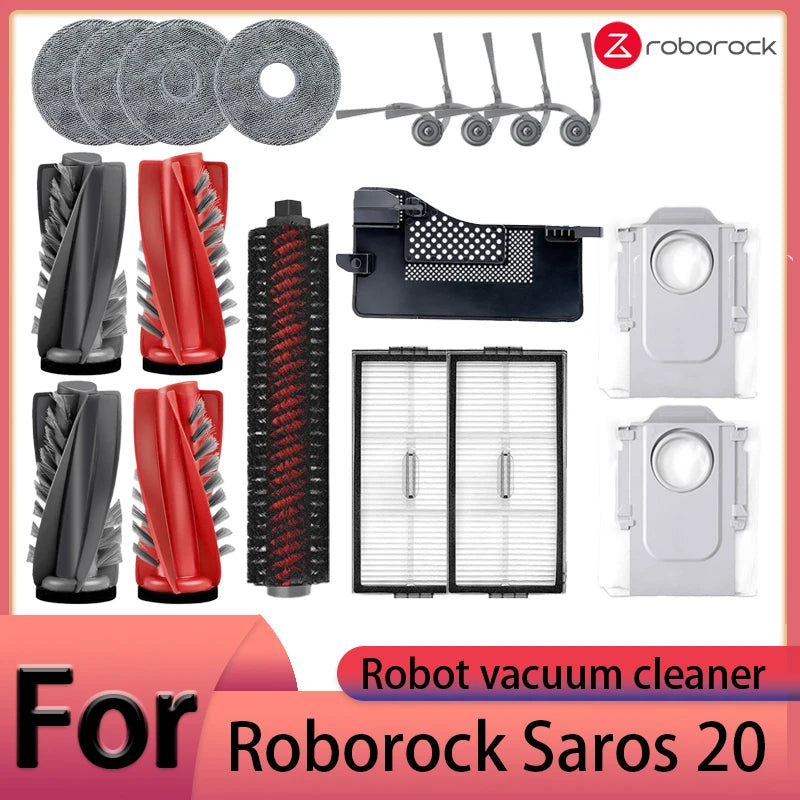 Roborock Saros 20 Robot Vacuum Cleaner Accessories Main Brus