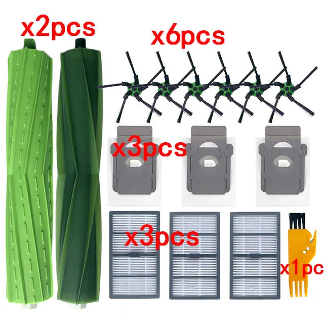High Quality Main Roll Side Brush Dust Bag For IRobot Roomba S9 9150 S9+ Plus Robot Vacuum Cleaner Parts HEPA Filter Accessories