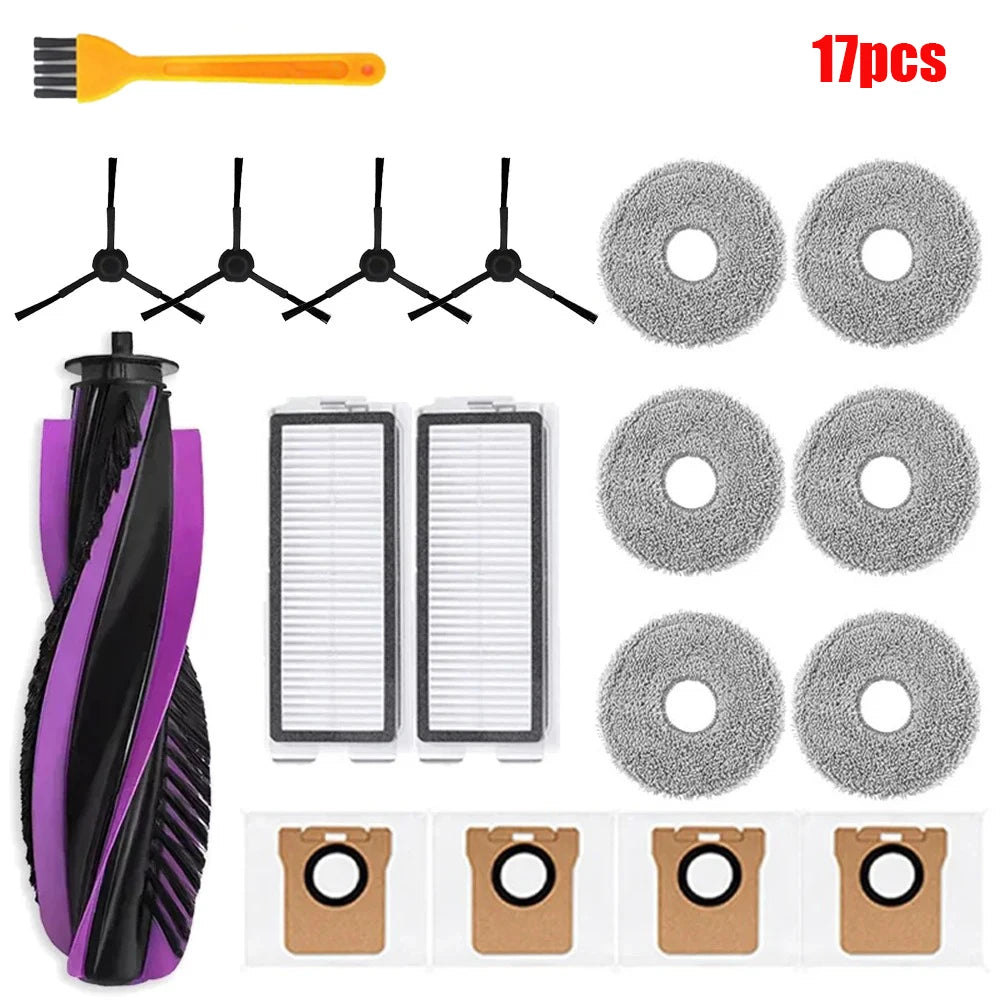For JONR P20 PRO Robot Vacuum Cleaner Spare Parts Main Side Brush Hepa Filter Mop Dust Bag Replacement Parts