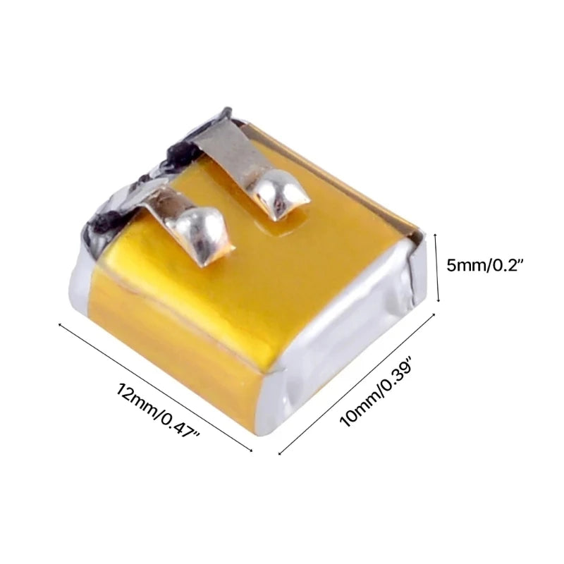 401012/501012 3.7V Battery 401012 3.7V 30mAh/40mAh Rechargea