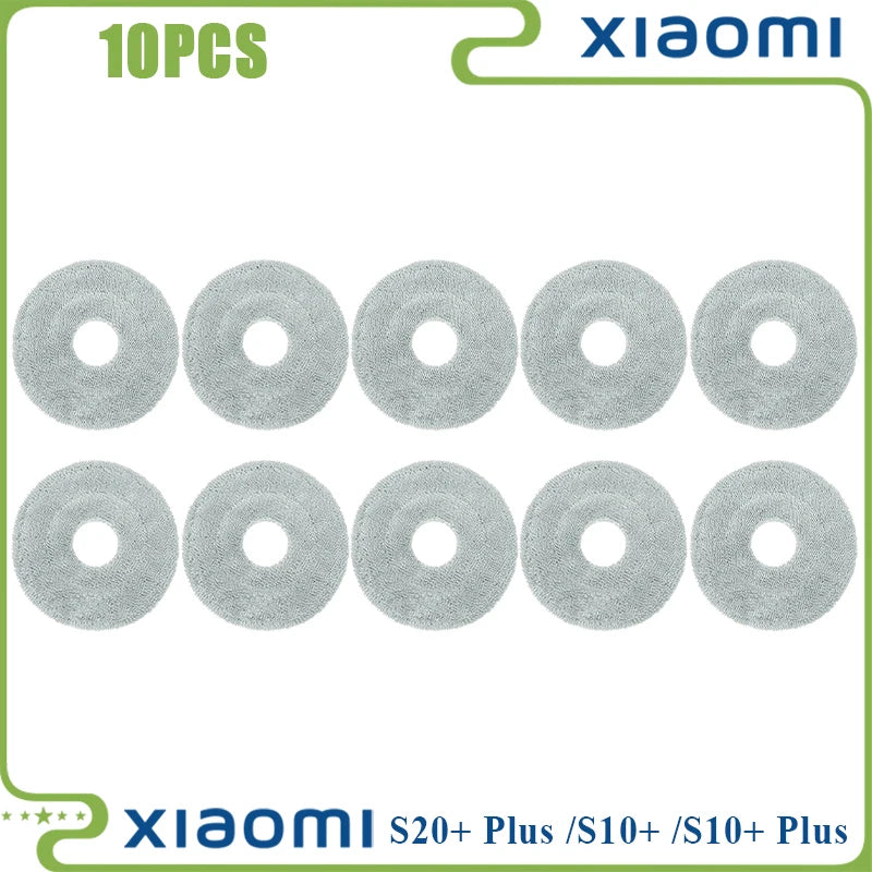 For Xiaomi Robot Vacuum S20+ Plus B108GL/ S10+ Plus B105 Parts Main Roller Side Brush Hepa Filter Mop Cloth Accessories