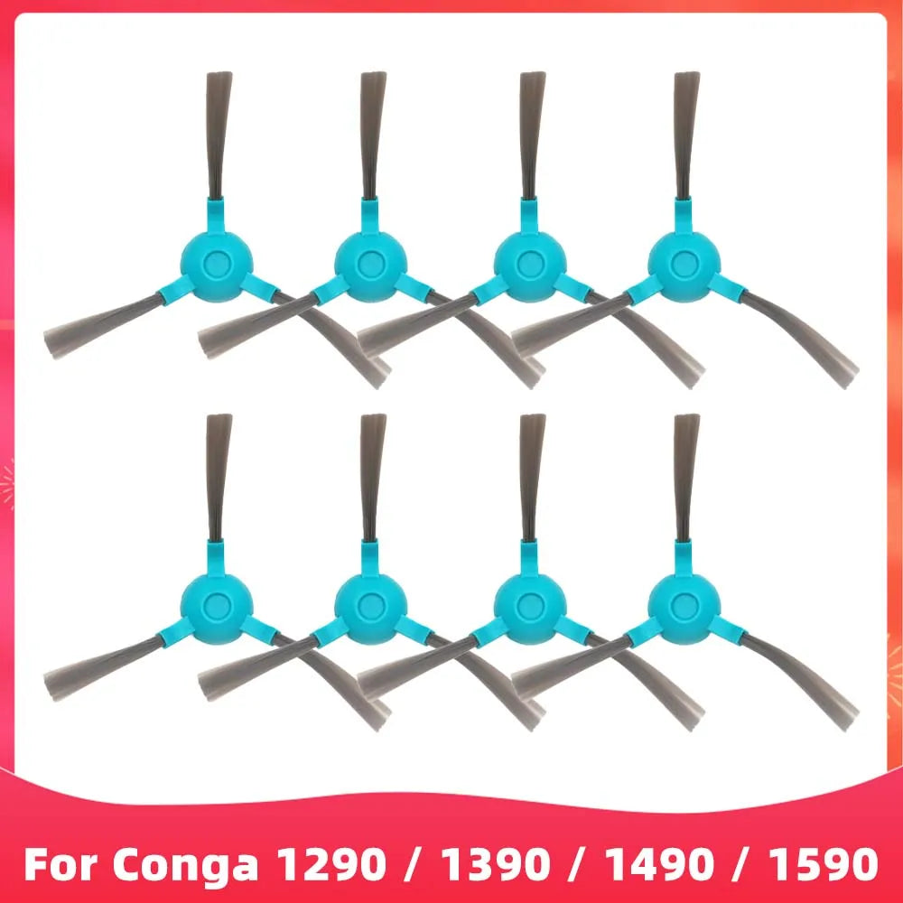Fit For ( Conga 1290 / 1390 / 1490 / 1590 ) Hepa Filter Side Brush Robot Vacuums Spare Part Replacement Accessory