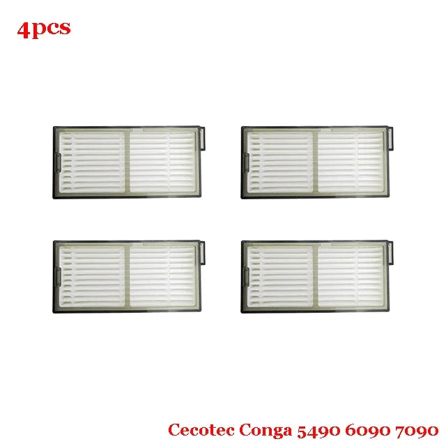 Accessories For Cecotec Conga 5490 6090 7090 Robot Vacuum Cleaner Main Side Brush Hepa Filter Mop Cloth Replacement Spare Parts