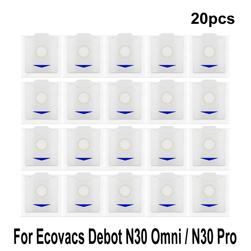 For Ecovacs Debot N30 Omni / N30 Pro Omni Accessory Main Side Brush Hepa Filter Mop Dust Bag Robot Vacuum Replacement Part