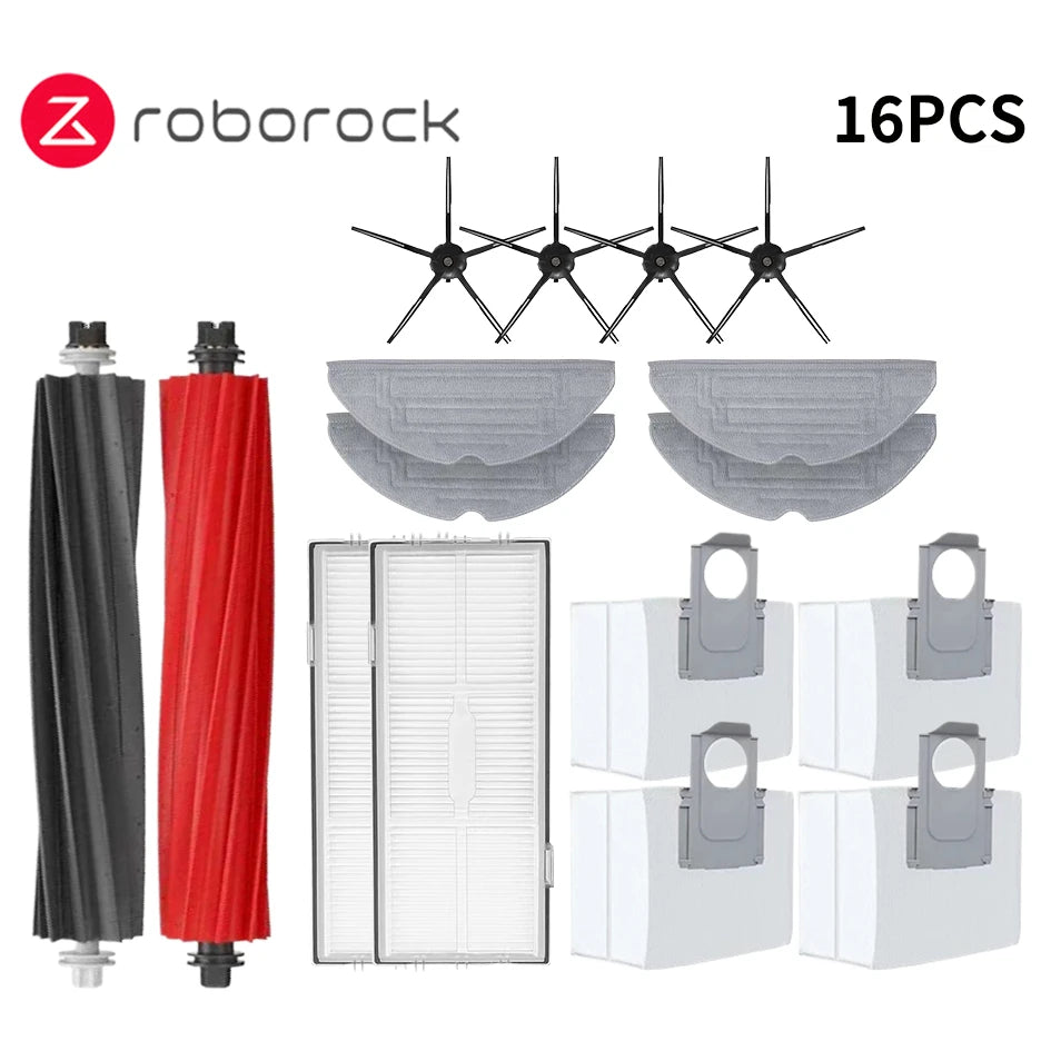 Roborock S8 Pro Ultra S8+ Robot Vacuum Cleaner Mop Choth Vacuum Bags Accessories Side Brush Filter Replaceable Spare Parts