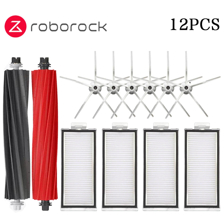 Roborock Q8 Max / Q8 Max+ / Q5 Pro / Q5 Pro+ Robot Vacuum Cleaner Accessories Main Brush Cover HEPA Filter Mop Pad Spare Parts