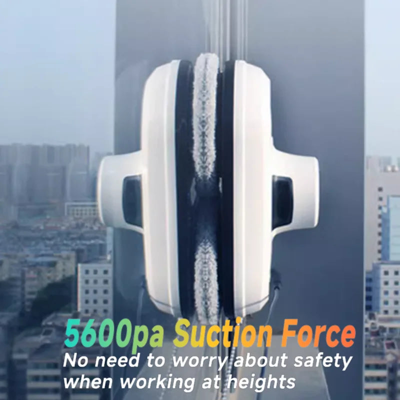 Water Spray Home Window Cleaning Robot With Tank Smart Windo