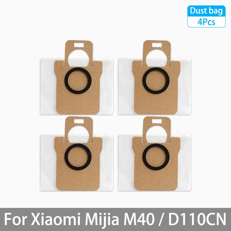 For XIAOMI MIJIA M40 D110CN OMNI Infinite Robot Replacement Parts Main Side Brush Hepa Filter Mop Cloth Dust Bag Accessories