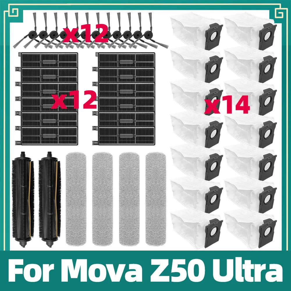 Fit For Mova Z50 Ultra Robot Vacuum Replacement Kits Main Si