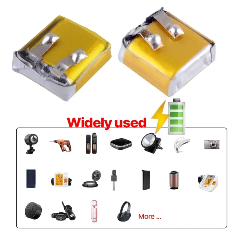 401012/501012 3.7V Battery 401012 3.7V 30mAh/40mAh Rechargea