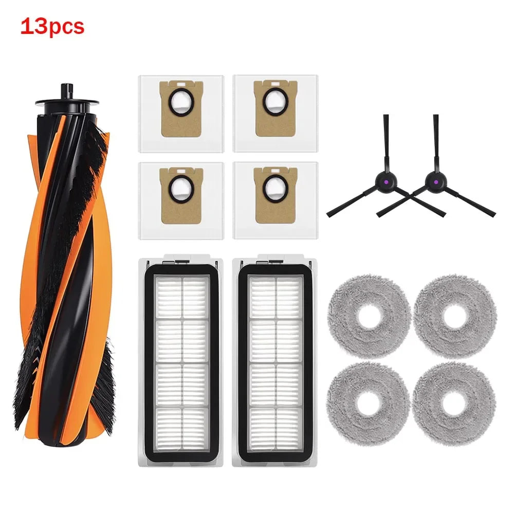 Replacement Accessories Kit For JONR P20 PRO / T5 Pro Robot Vacuum Cleaner Main Side Brush Filter Mop Cloth Dust Bag Spare Parts